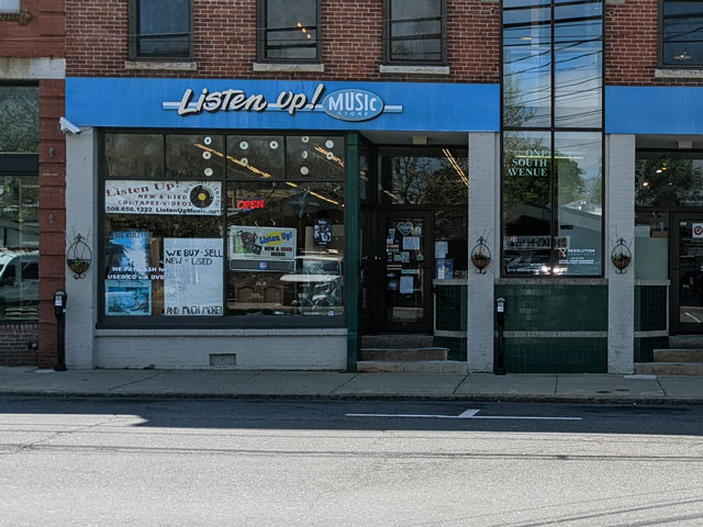 Listen Up Music, a record store in Downtown Natick, MA